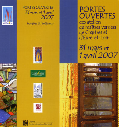 Journées portes ouvertes 2007 des ateliers de vitrail de Chartres et d'Eure-et-Loir 