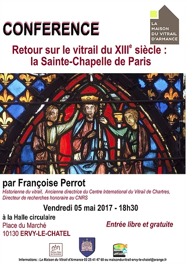 Conférence / Retour sur le vitrail du XIIIème siècle : la Sainte-Chapelle de Paris 
