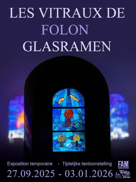 Exposition : les vitraux de Folon 