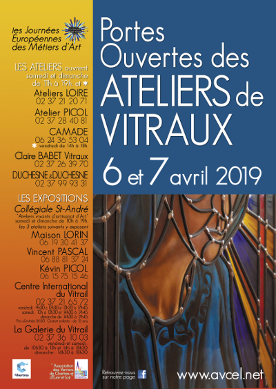 Portes ouvertes 2019 des ateliers de maîtres verriers en Eure-et-Loir 