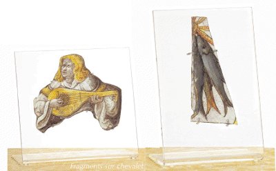 Fragments d'histoire - Exposition de 120 fragments de vitraux anciens 