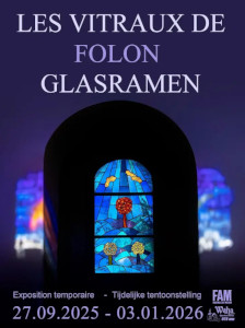 Exposition : les vitraux de Folon