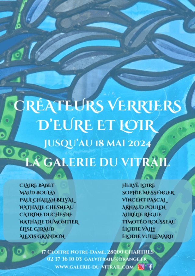 Exposition : Créateurs verriers d'Eure-et-Loir 
