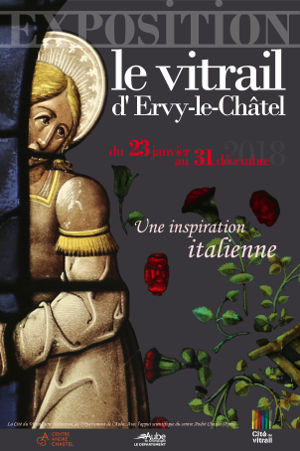 Le vitrail d'Ervy-Le-Châtel : une inspiration italienne 