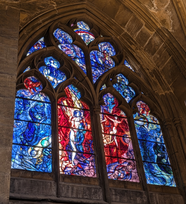 Les vitraux de Marc Chagall à la cathédrale Saint-Étienne de Metz (1961)
