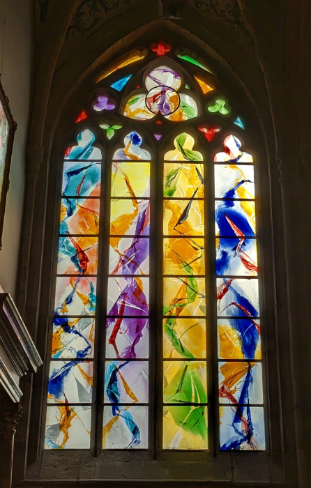 Les vitraux de Kim En Joong à la cathédrale Saint-Paul de Liège (2013)