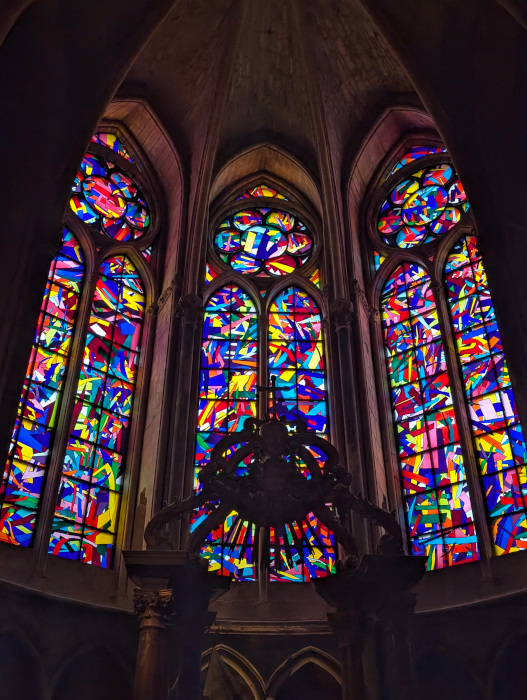 Les vitraux de Imi Knoebel à la cathédrale Notre-Dame de Reims (2015) (2015)