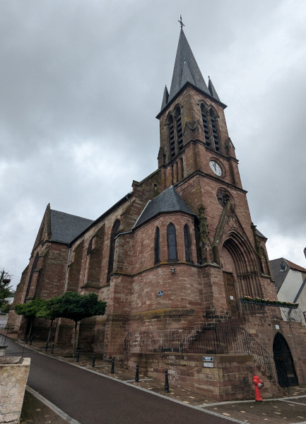 Église Saint-Hubert à Etzling