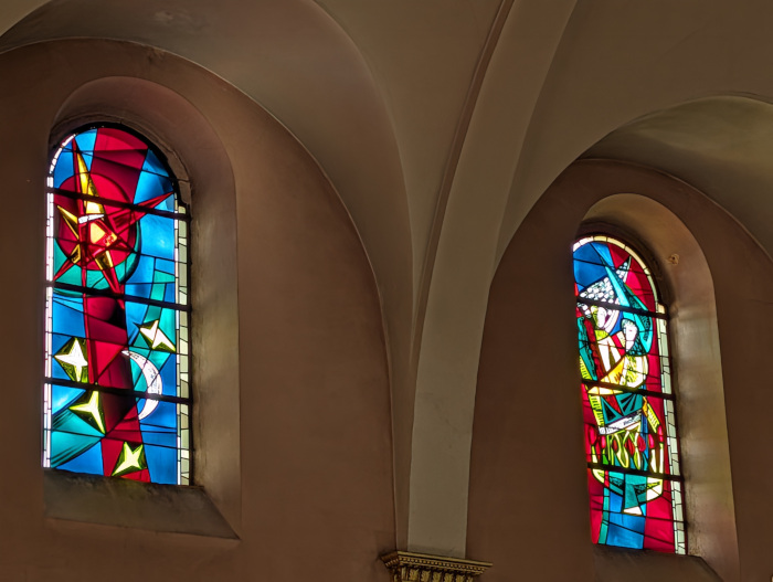 Les vitraux de Jakob Schwarzkopf à l'église Saint Konrad de Hemmersdorf (2009)