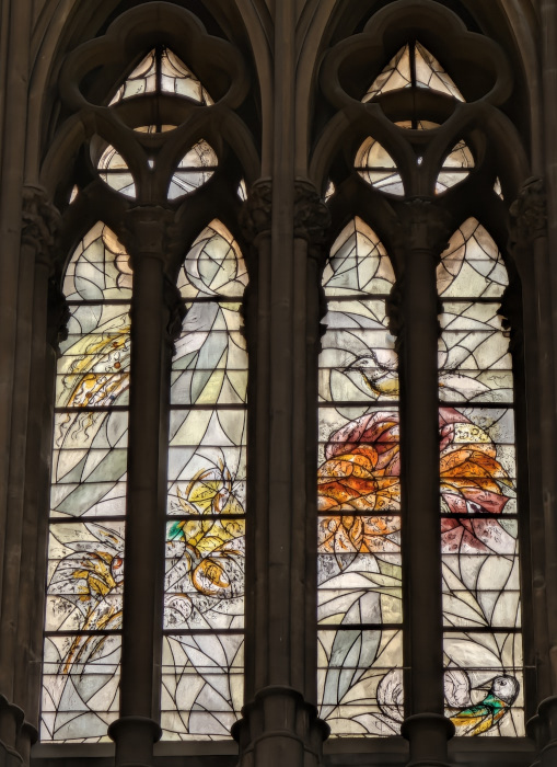 Les vitraux de Marc Chagall à la cathédrale Saint-Étienne de Metz (1970)