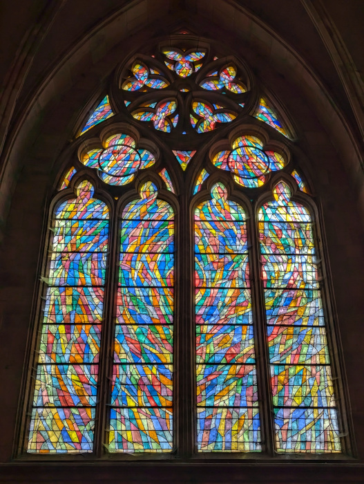 Les vitraux de Jean Le Moal à la cathédrale de Saint-Dié-des-Vosges (1987)