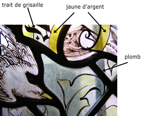 Grisaille et jaune d'argent